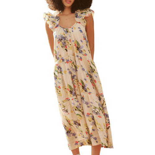 The Dove Dress in Bright Grove Floral 