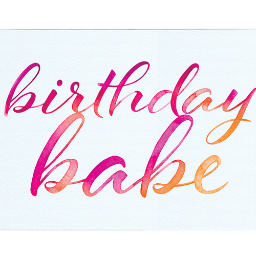 Birthday Babe Card