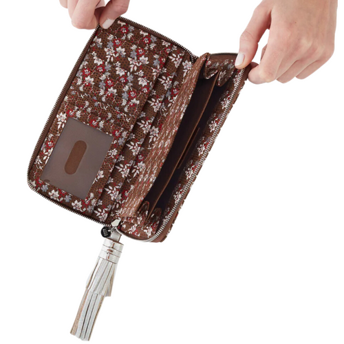 Nila Large Zip Around Continental Wallet in Ditzy Floral 