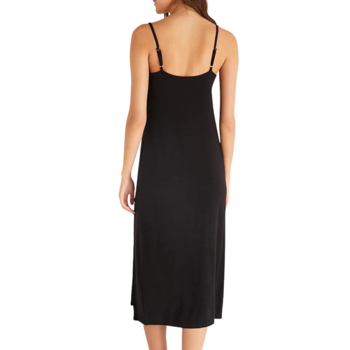 Cora Midi Dress in Black