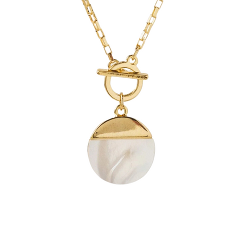Oasis Toggle Necklace in Gold 