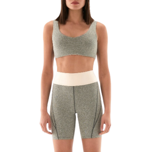 Camino Sports Bra in Gray Marled