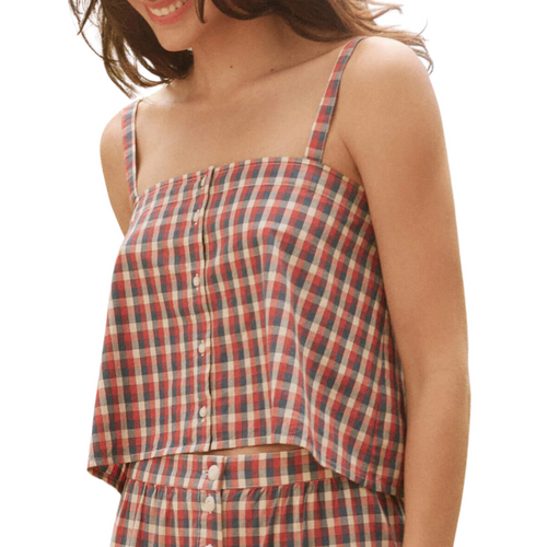 The County Line Cami in Picnic Plaid