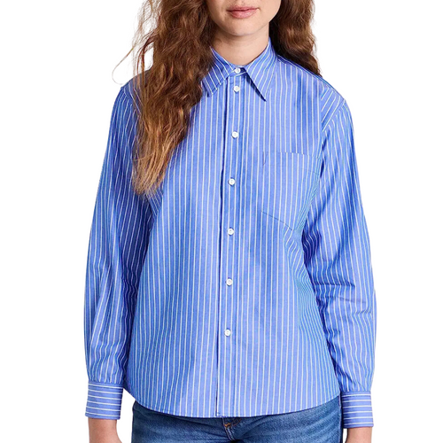 Telma Shirt in Blue/White Stripe