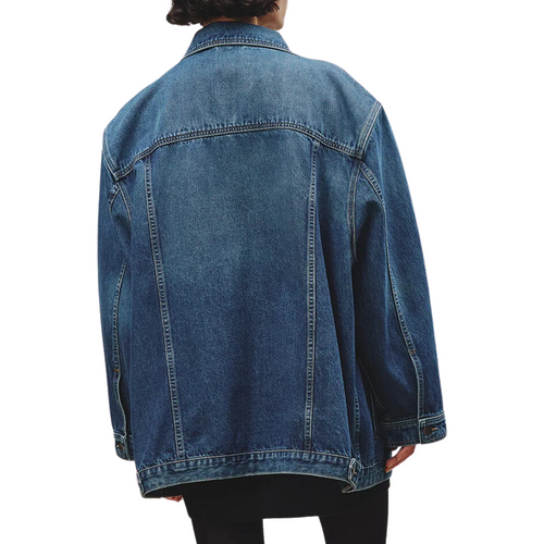 Adam Oversized Denim Jacket in Simon Wash