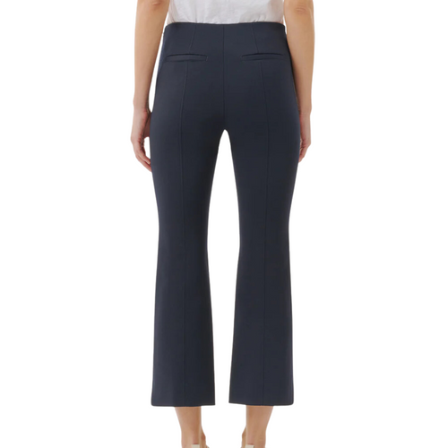 Ponte Kick Flare Pant in Deep Navy