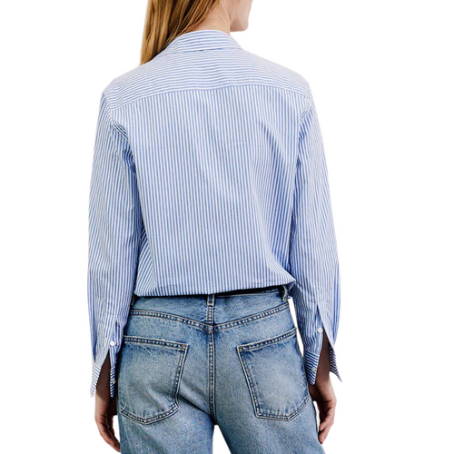 Raphael Classic Shirt in Light Blue Stripe