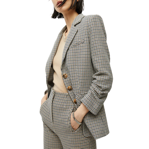 Berkshire Houndstooth Dickey Jacket in Multi 