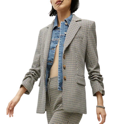 Berkshire Houndstooth Dickey Jacket in Multi 