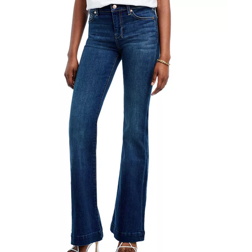 B(air) Dojo Mid Rise Flare Jeans in Authentic Fate