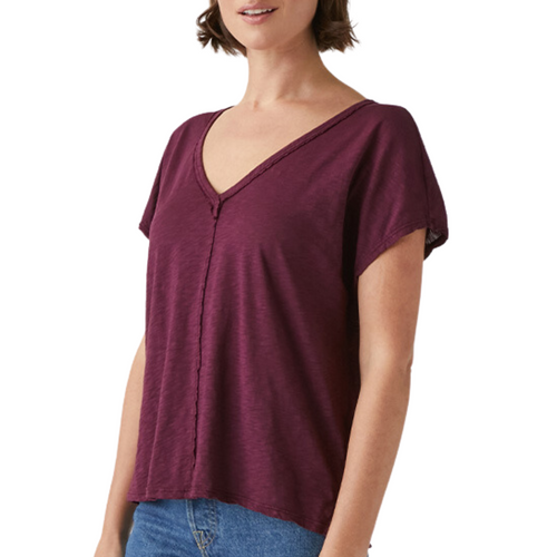 Lizzy Tee in Plum (One Size)