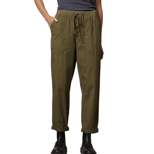 Misty Cotton Twill Pants in Hunter