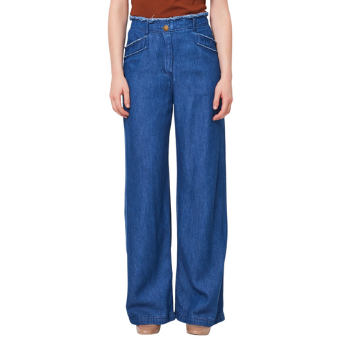 Lynn Pant in Washed Indigo