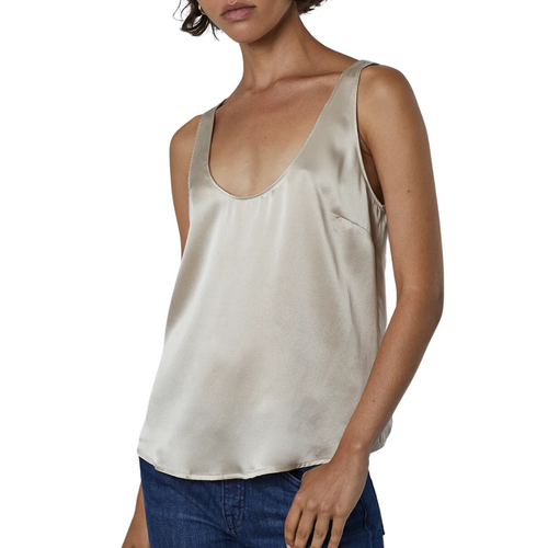 Nolita Tank Top in Oyster