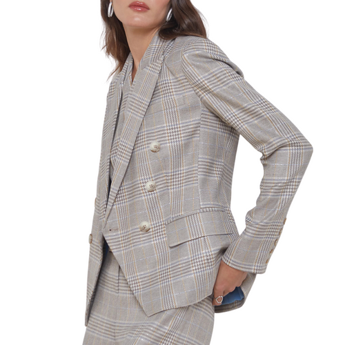 Kenzie Blazer in Ivory/Neutral Multi 