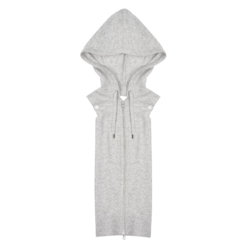 Cashmere Hoodie Dickey in Grey 