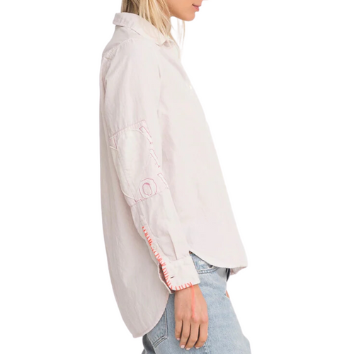 Mia Shirt Quilted Patch in Icy Pink
