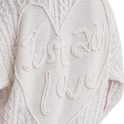 Suzanne Cardigan Just Add Love in Cloud White