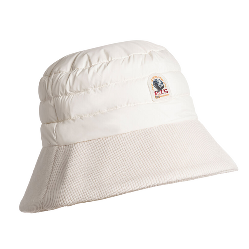 Puffer Bucket Hat in Purity