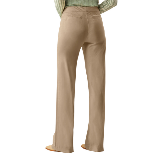 McGuinn Clean Wide Leg Pant in Khaki