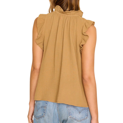 Bex Gauze Top in Fernwood