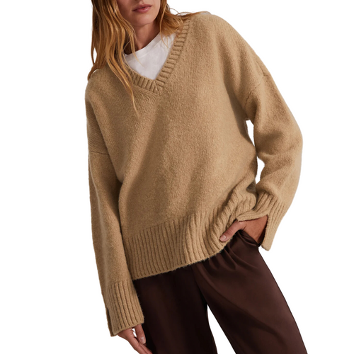 The William Sweater in Almond