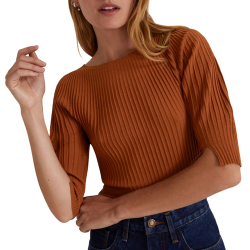 The Helen Top in Toffee