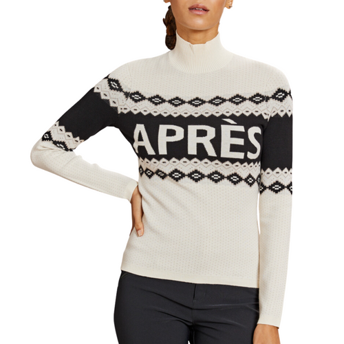 Aurora Mock Neck Sweater in Ivory