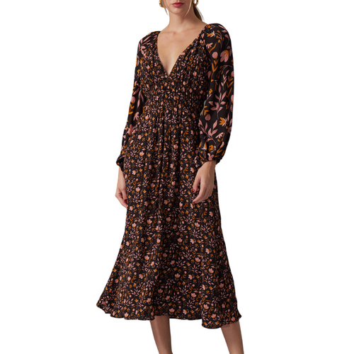 Lauren Dress in Cascading Floral 