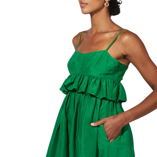 Amaliya Dress in Emerald