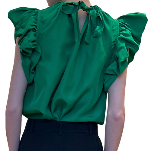 Iren Top in Emerald