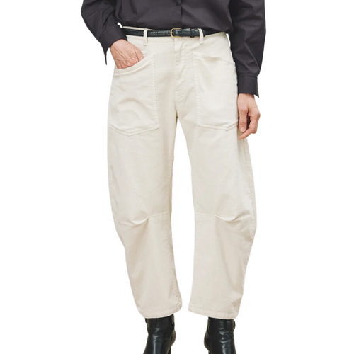 Shon Corduroy Pant in Winter White