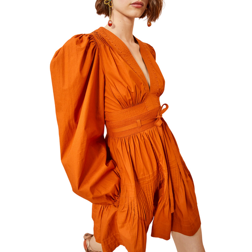 Rosalind Dress in Saffron