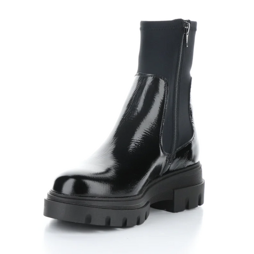 Five Black Elasticated Boots in Black