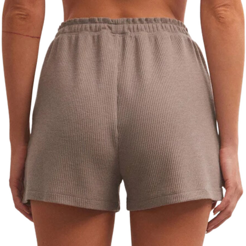 Cozy Days Thermal Short in Taupe Stone