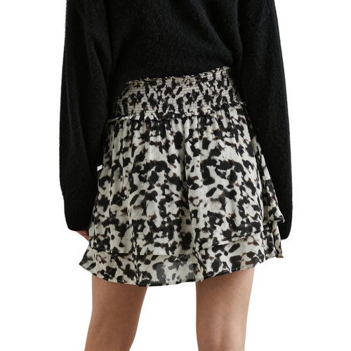 Addison Skirt in Blurred Cheetah