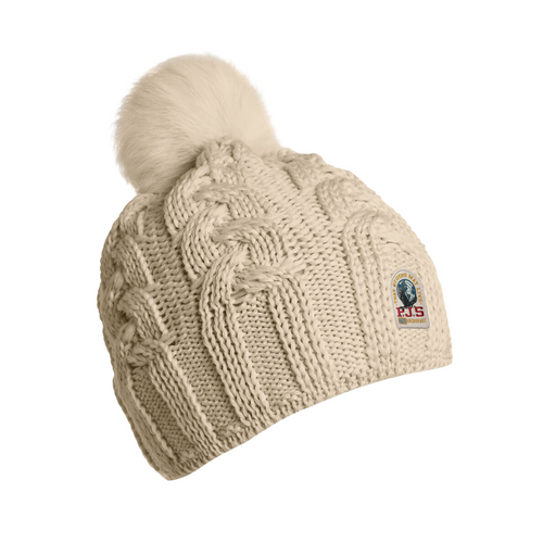 Cable Hat in Tapioca