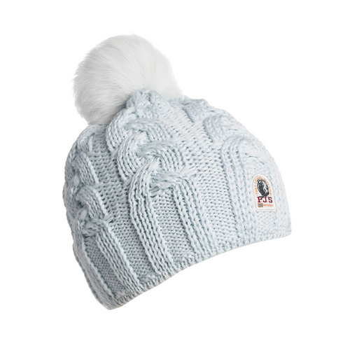 Cable Hat in Mochi