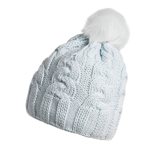 Cable Hat in Mochi