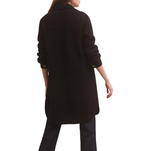 Sonoma Long Shirt Jacket in Black