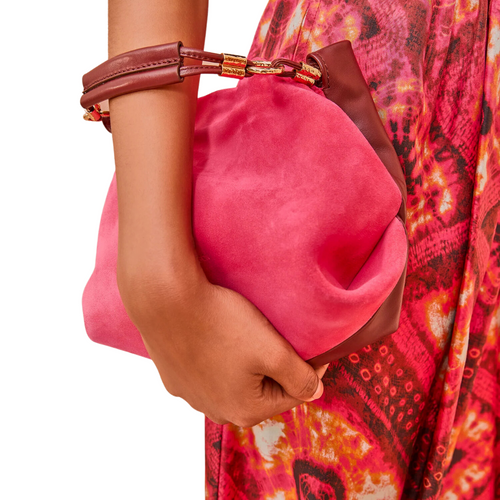Remy Mini Handbag in Orchid Colorblock