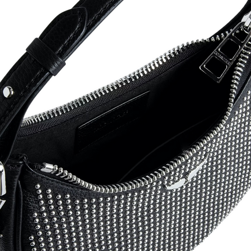 Moonrock Dotted Swiss Bag in Noir