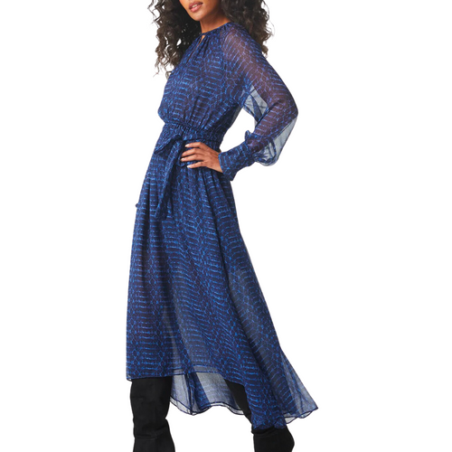 Paloma Dress in Midnight Shibori