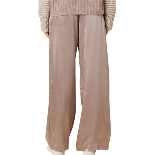 Brynn Wide Leg Pant in Toast