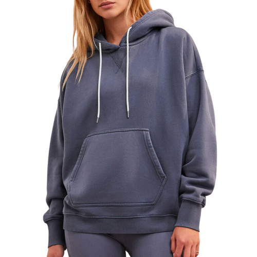 Oversized Hoodie in Blue Ash