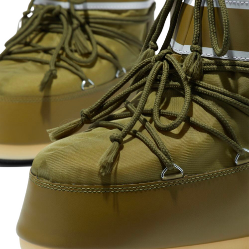 Icon Low Nylon Boots in Khaki