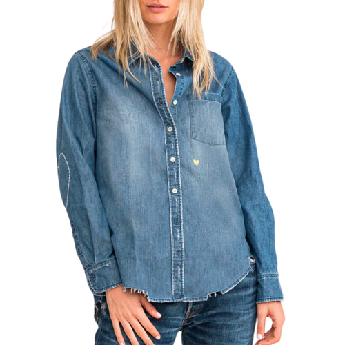 Mia Shirt Core in Dark Denim