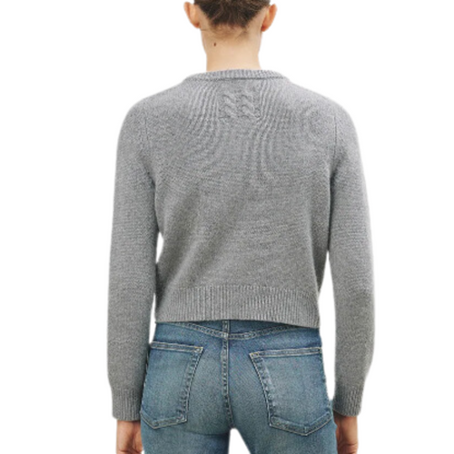 Poppy Sweater in Medium Grey Melange