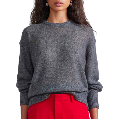 Softest Tissue Weight Sweater in Charcoal