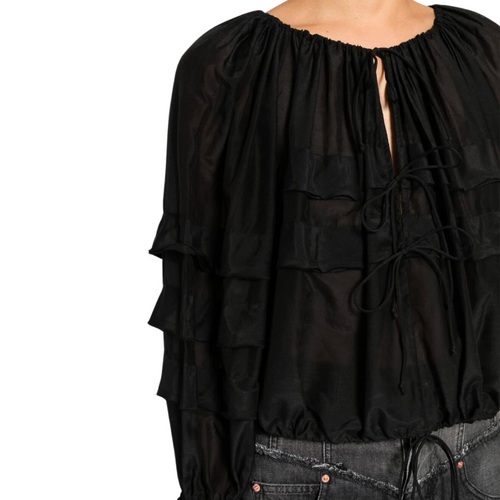 Cora Blouse in Black